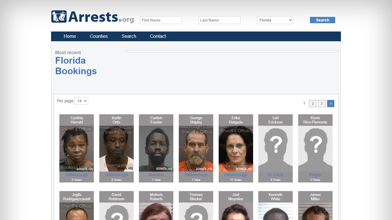 Florida Arrests and Inmate Search